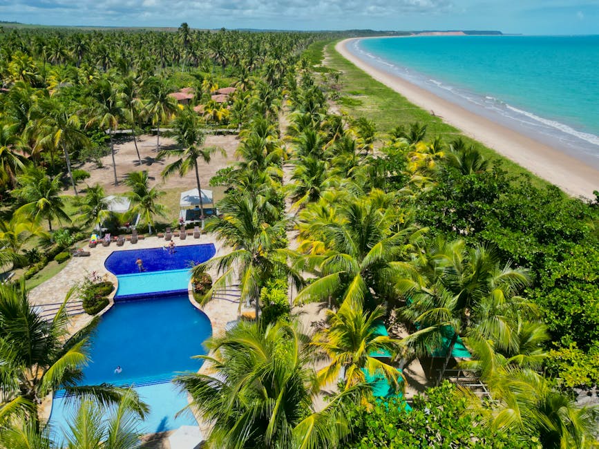 Alagoas beach natural pools