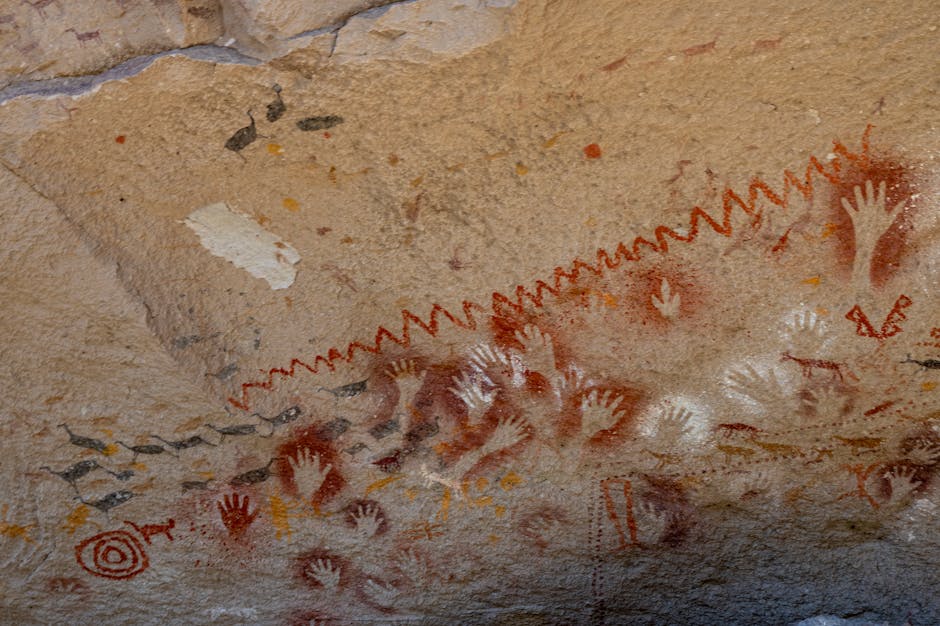 ancient rock paintings cave