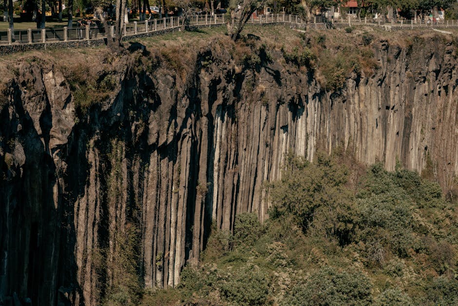basalt columns volcanic landscape Poland