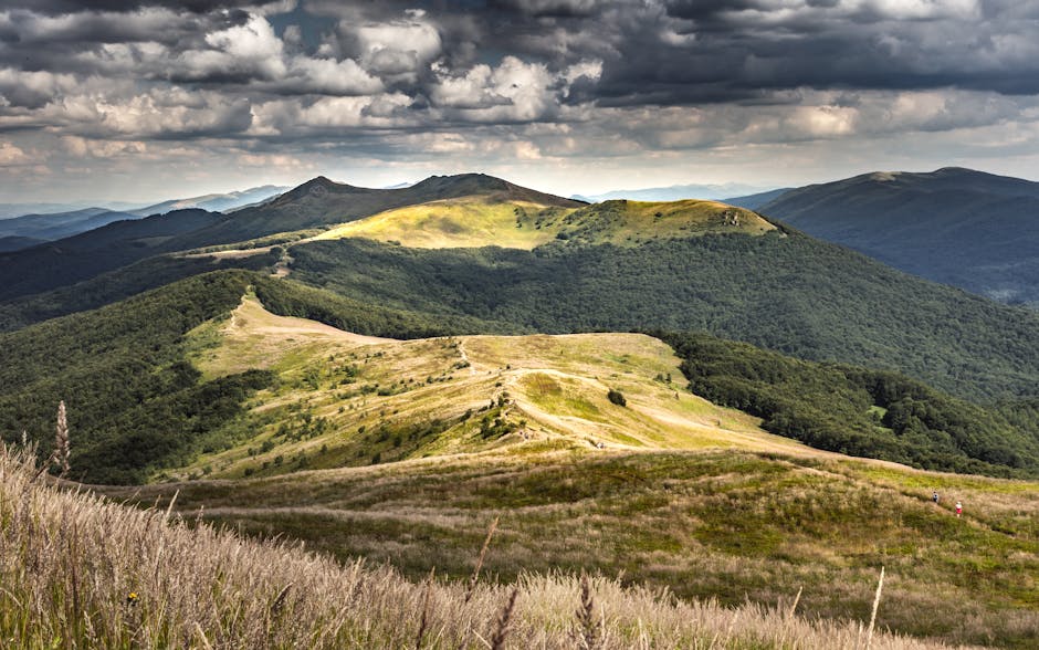 Bieszczady mountains hiking trail