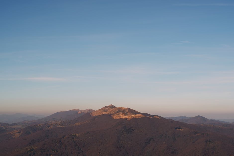 bieszczady mountains in autumn