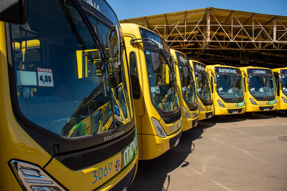 brazilian bus station with people