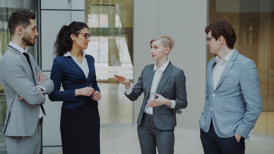 business team discussing