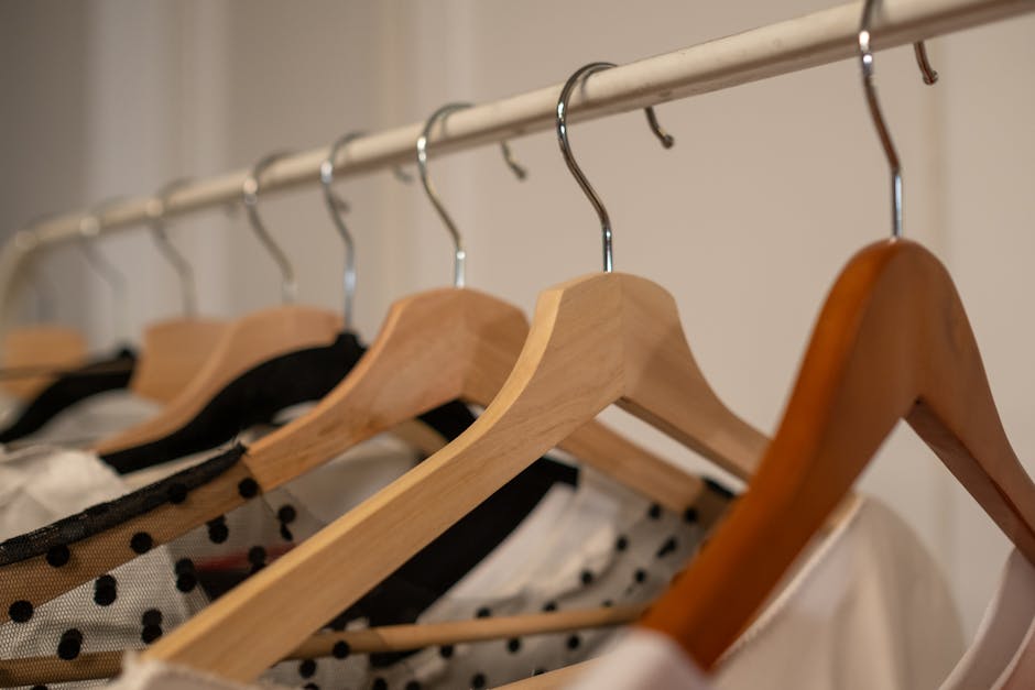 clothing rack minimalist closet