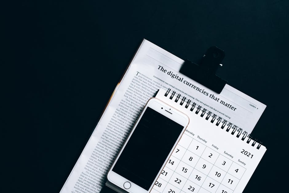 digital calendar with AI notifications
