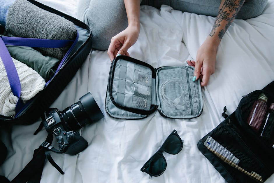 electronics travel organizer