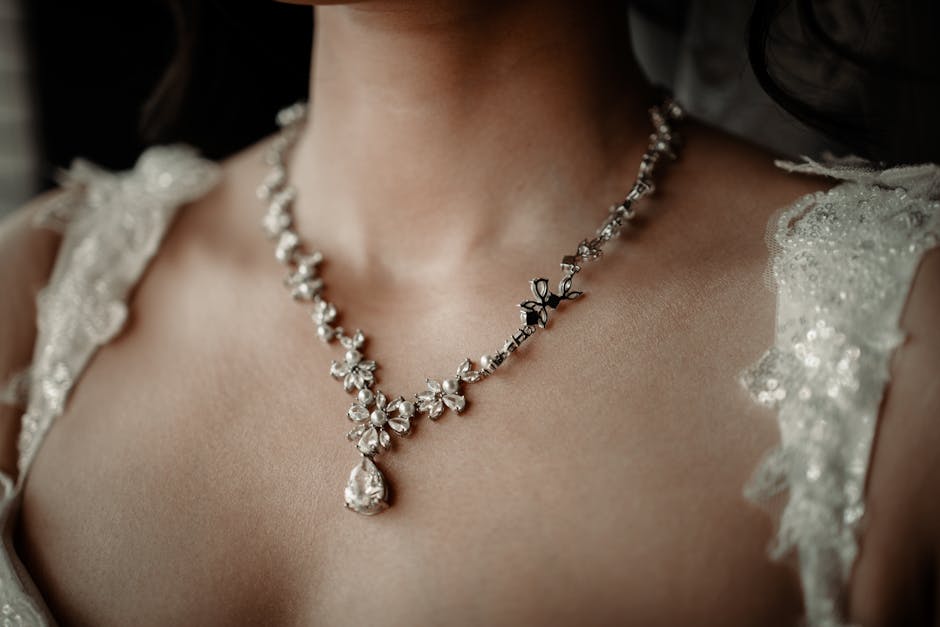 elegant accessories close up