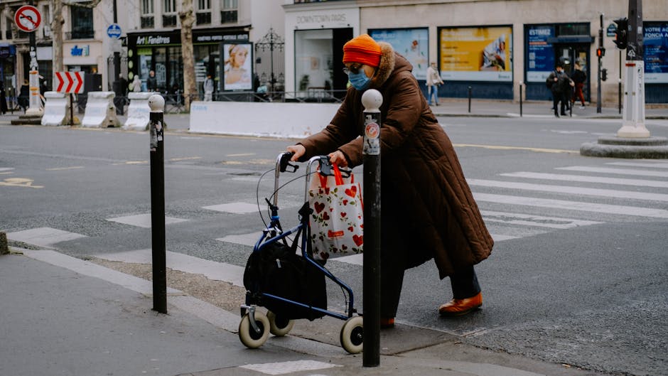 french woman walking paris street elegant