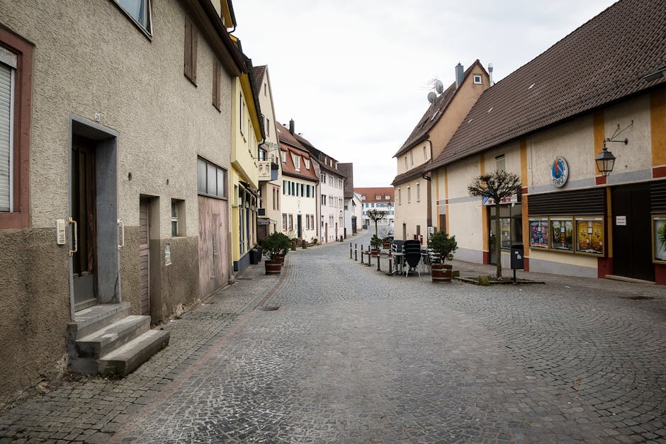 german small town street