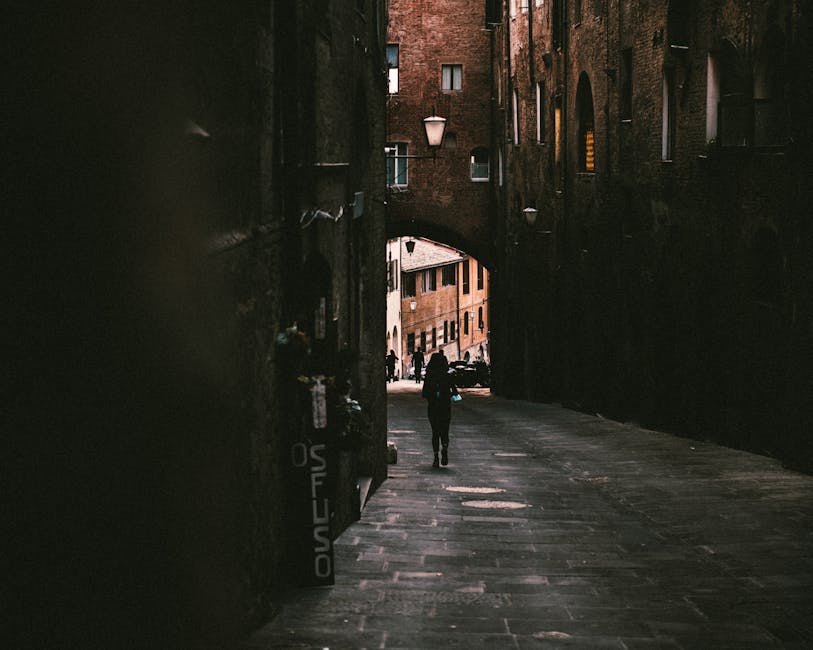 historic european city street solo traveler
