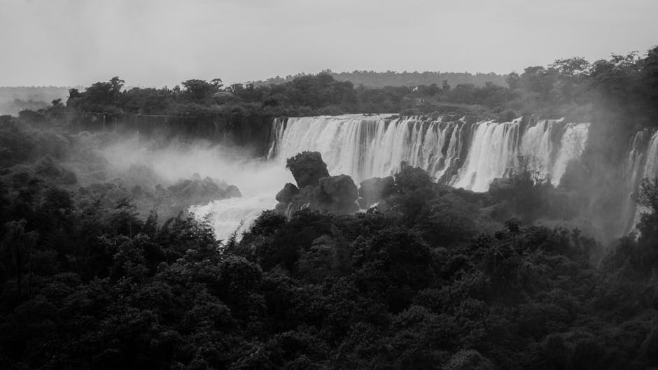 Iguazu Falls panoramic view
