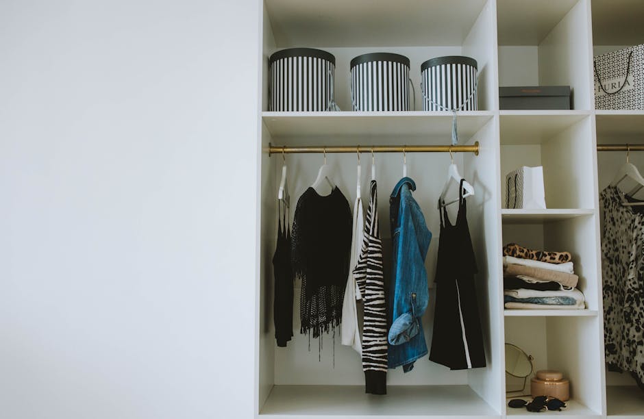 minimalist wardrobe closet
