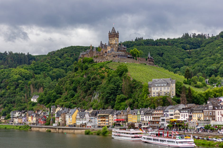 Mosel river valley vineyards castle