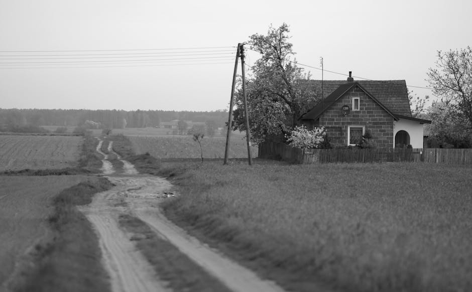 old wooden house in polish village