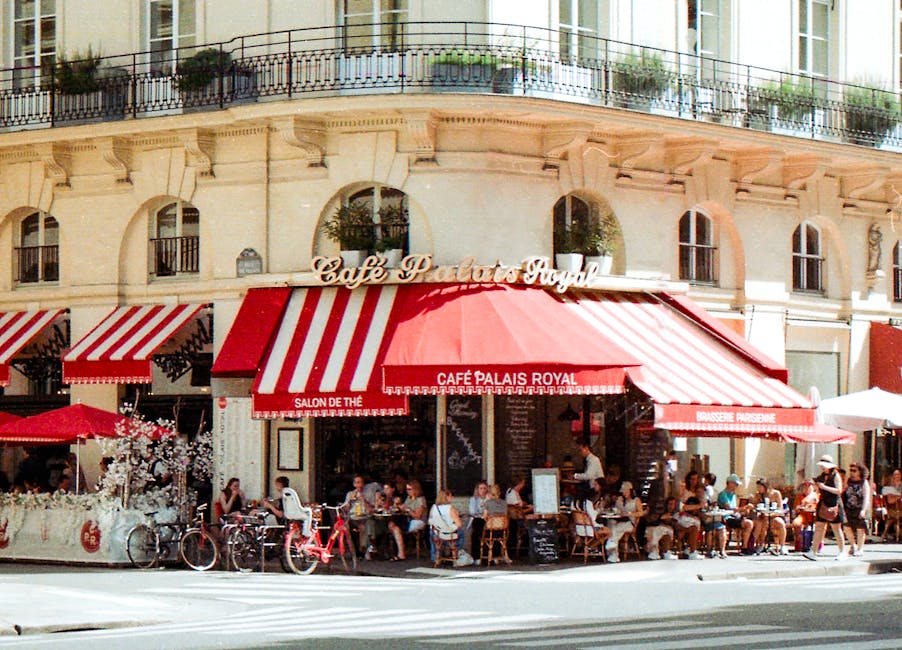 outdoor cafe france