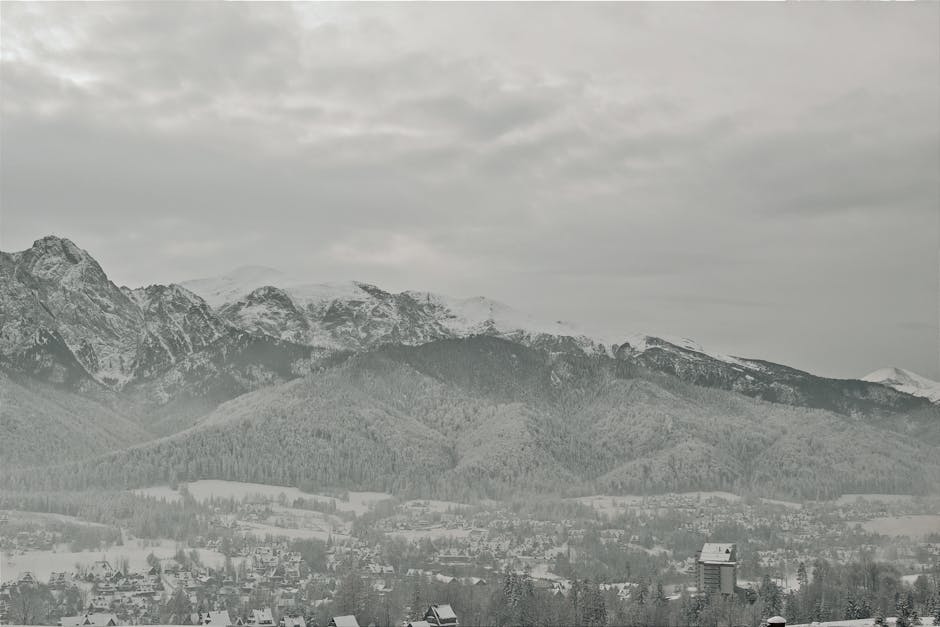 Scenic Polish mountain landscape