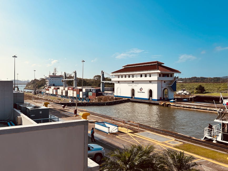 ships on canal