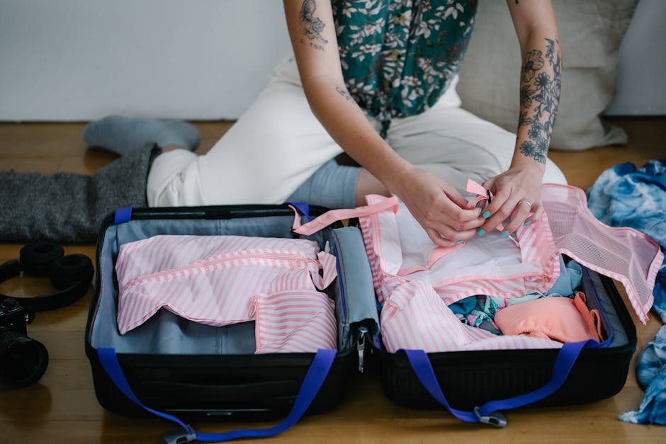 travel organizer packing