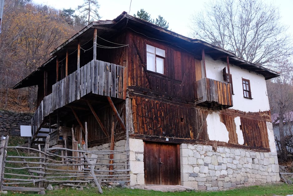 wooden traditional houses